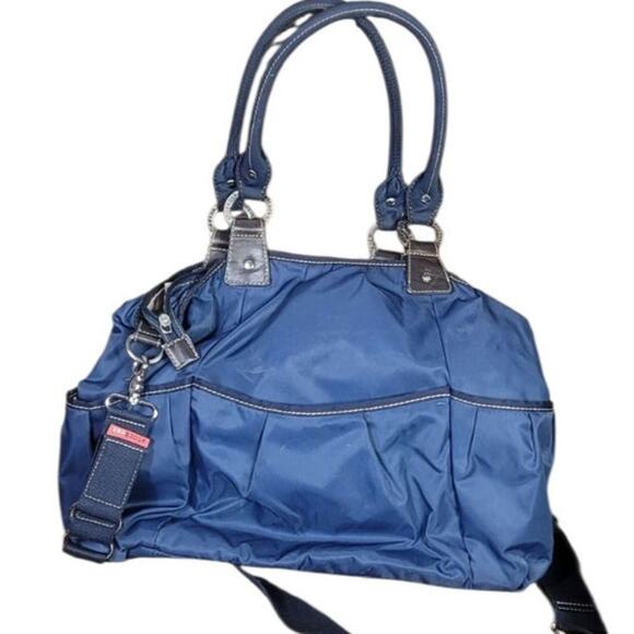 Storksac "Olivia" Navy Blue Diaperbag - Picture 3 of 7